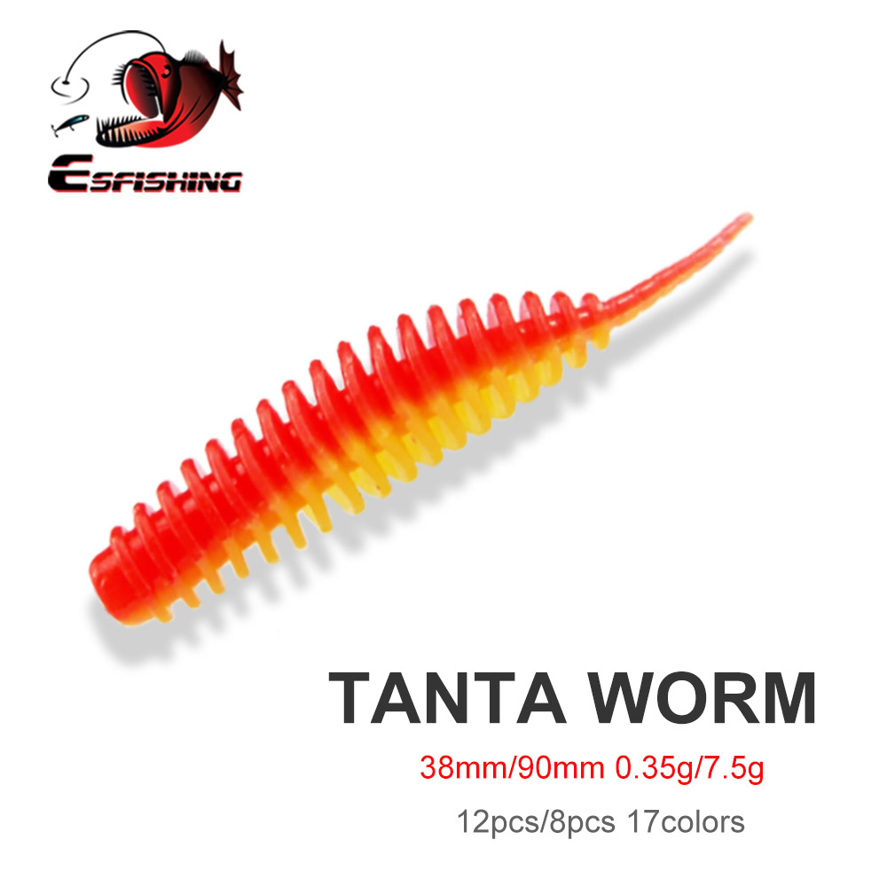 ESFISHING Fishing Tiny Worm Ba - Fishing Lure Soft Plastic avis et prix