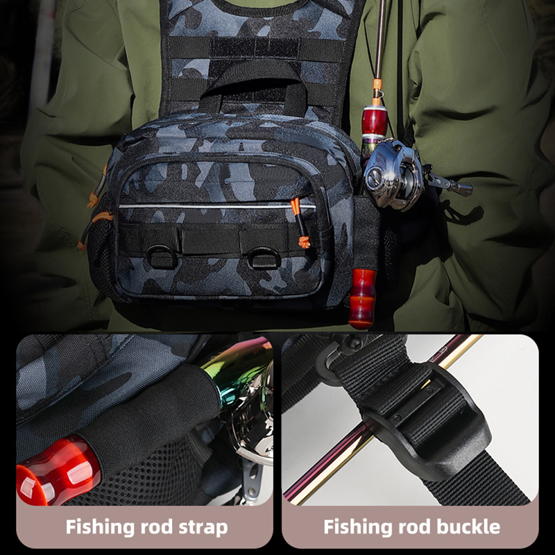 Men Chest Bag Tactical Fishing - Fishing Lure Box avis et prix