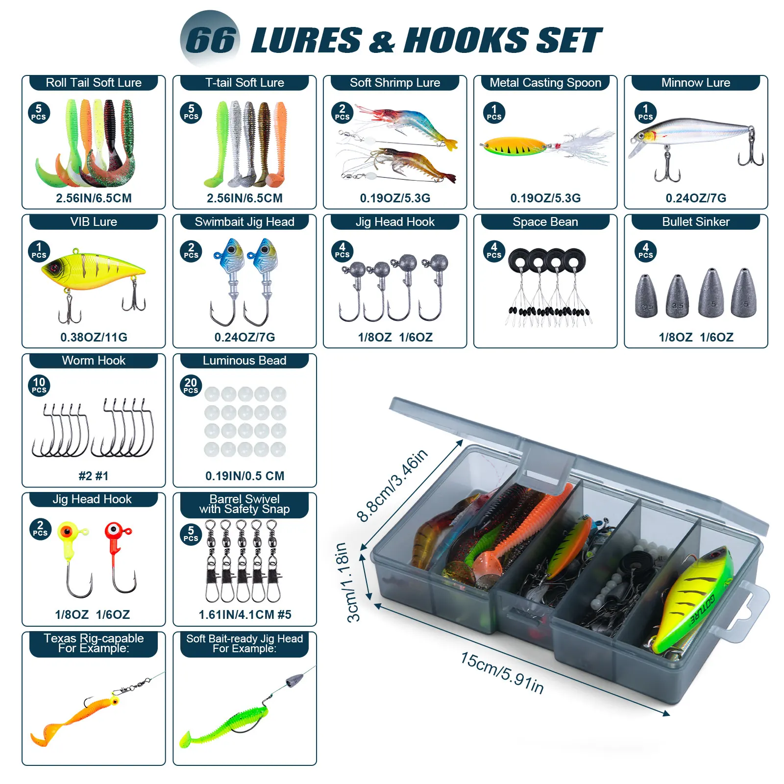Goture Double Spinning Fishing - Fishing Lure Spinner avis et prix