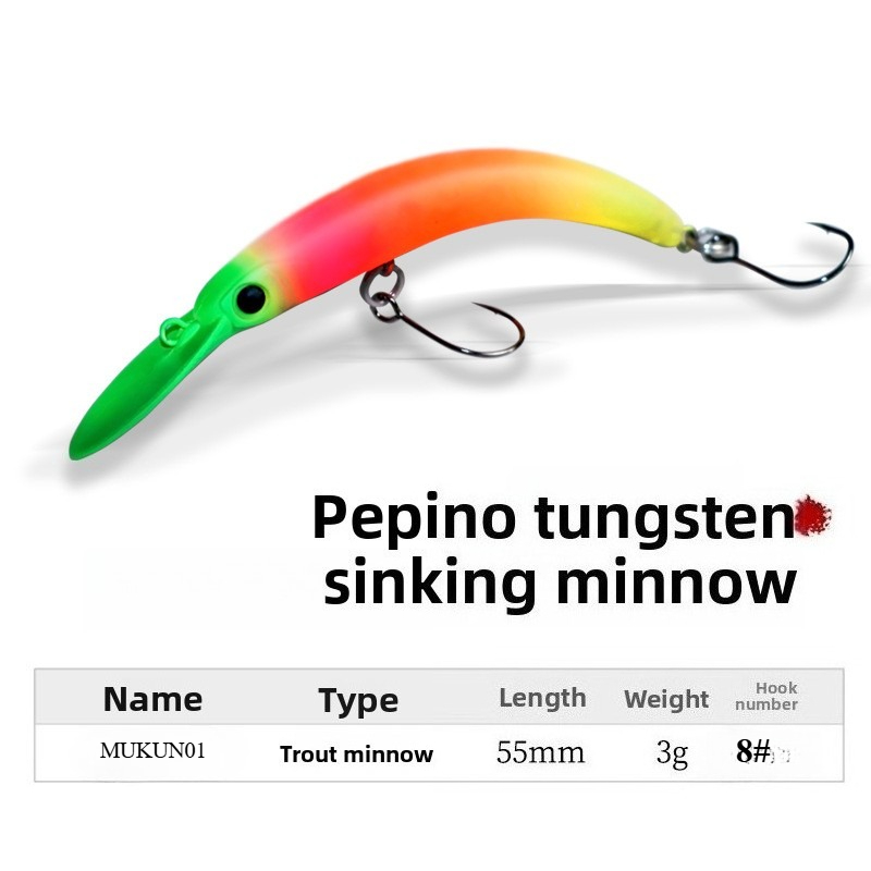 MUKUN 1PCS Mini Minnow Wobbler - Fishing Lure Popper avis et prix