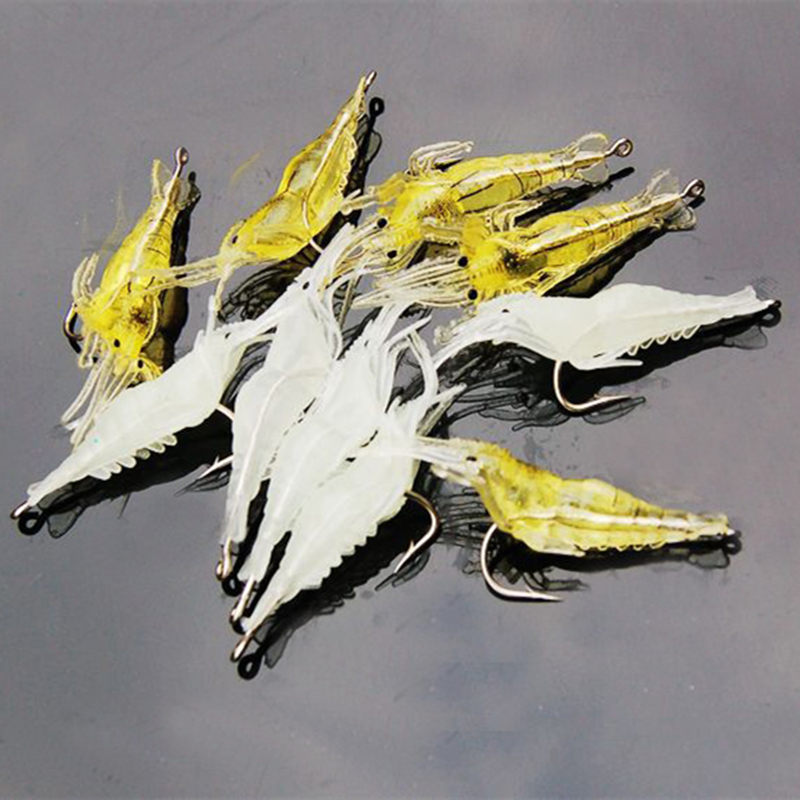New 10-1PC Artificial Soft Shr - Fishing Lure Crankbait avis et prix