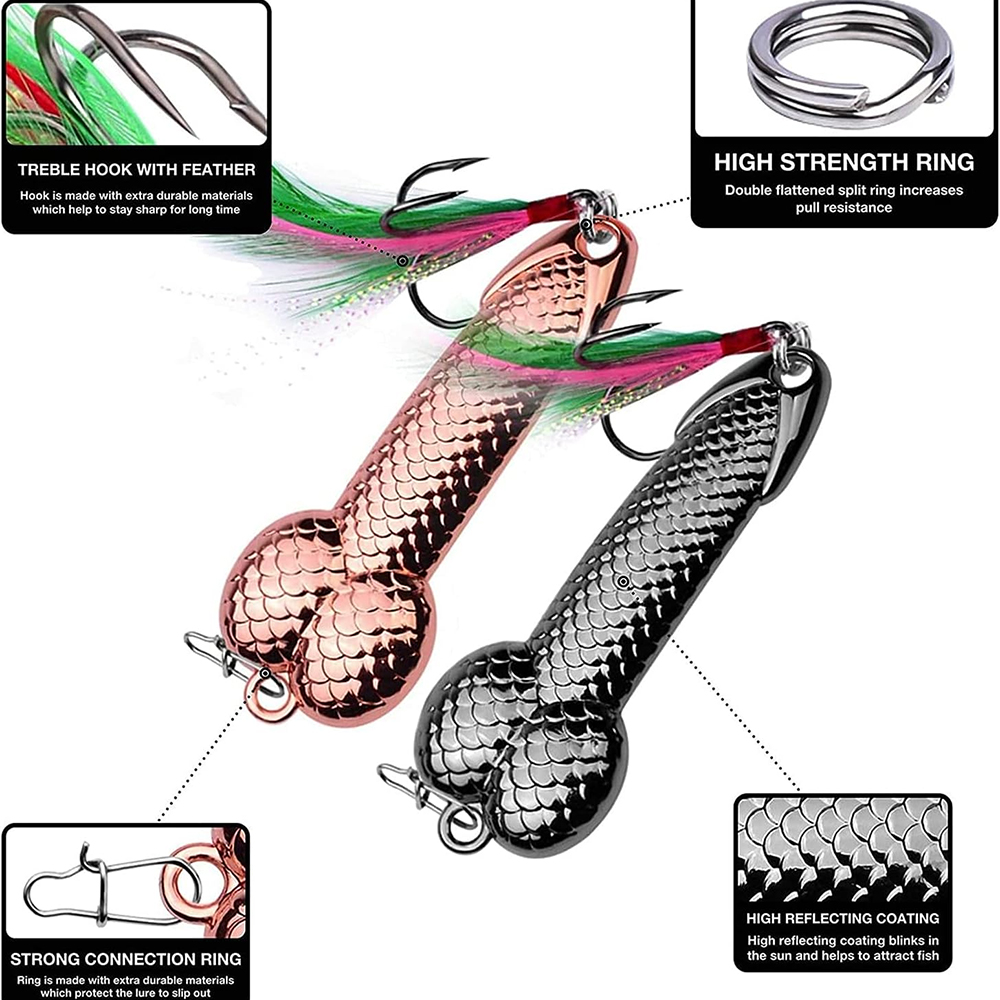 Metal Penis VIB Fishing Lure 3 - Fishing Lure Blade Bait avis et prix