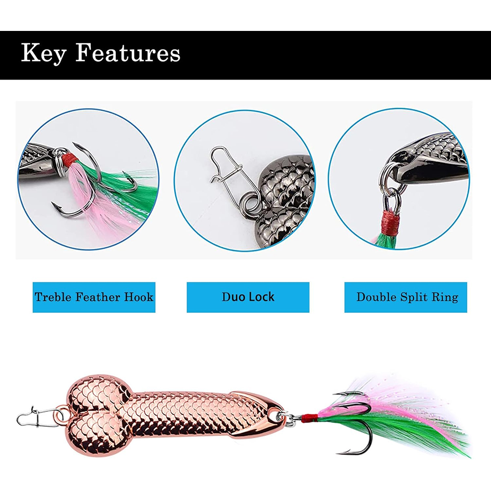 Metal Penis VIB Fishing Lure 3 - Fishing Lure Blade Bait avis et prix