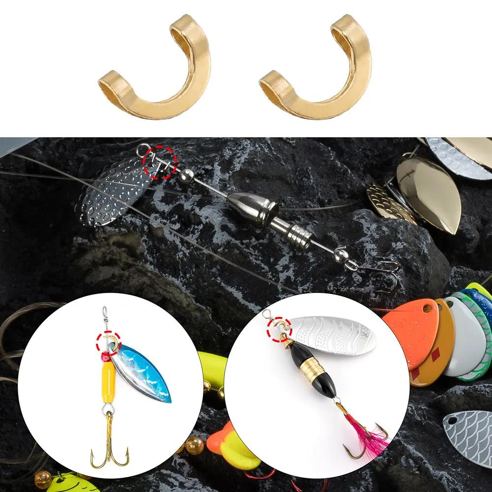 100pcs Fishing U Shaped Fixed  - Fishing Lure Spinner avis et prix