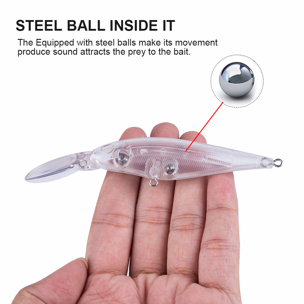 Hanlin 10/20pcs Blanks Crankba - Fishing Lure Jerkbait avis et prix