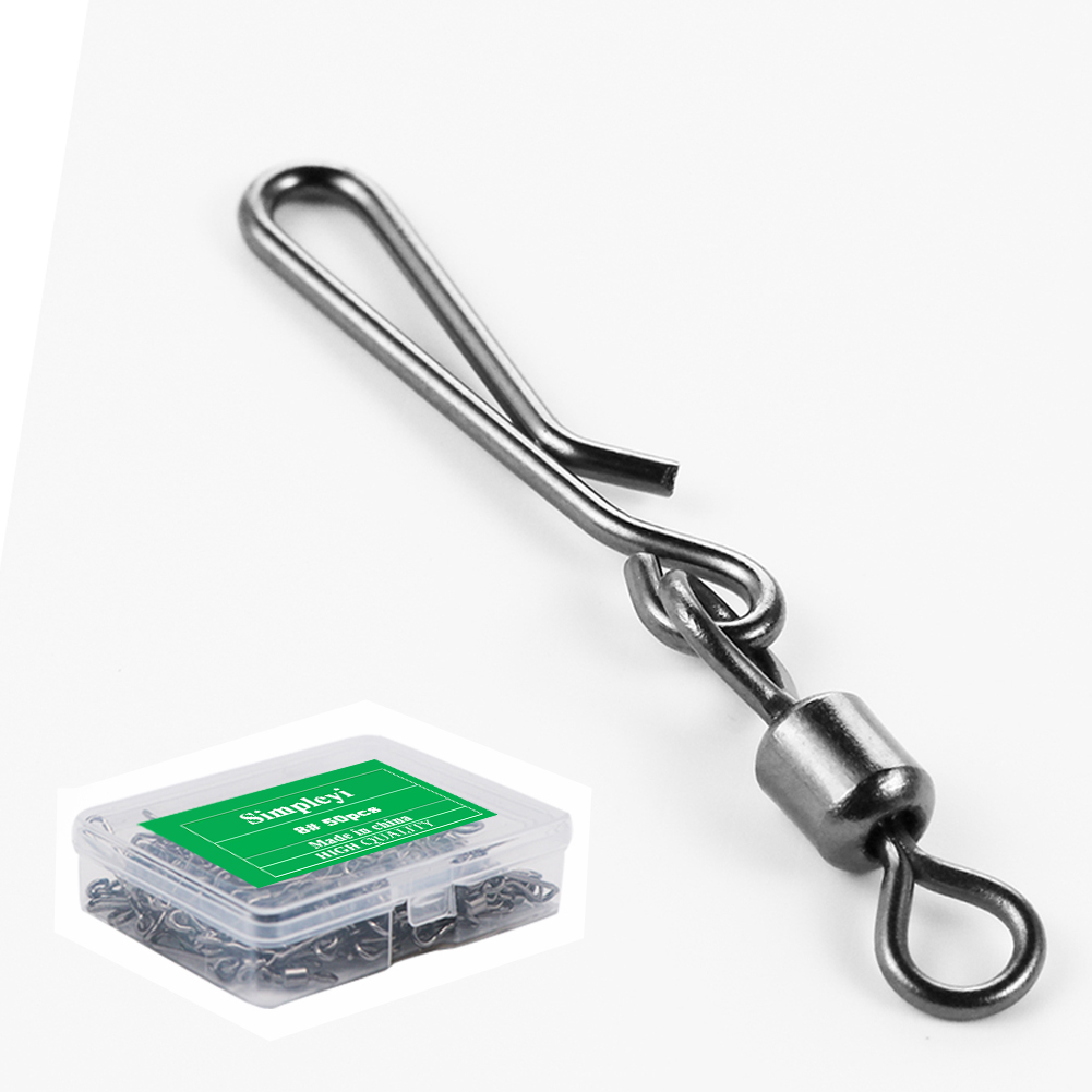 50pcs Box Rolling Swivel With  - Fishing Lure Box avis et prix