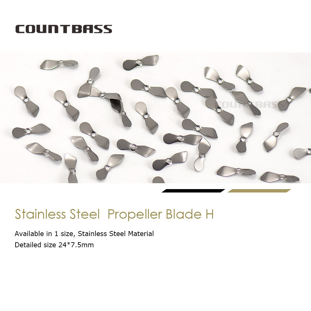 Countbass 50pcs Stainless Stee - Fishing Lure Blade Bait avis et prix